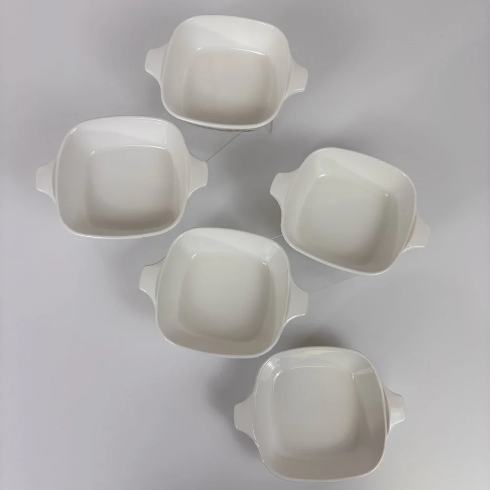 Vintage 5-Piece CorningWare Spice of Life Petite Casserole Dishes 70's 1-3/4 Cup